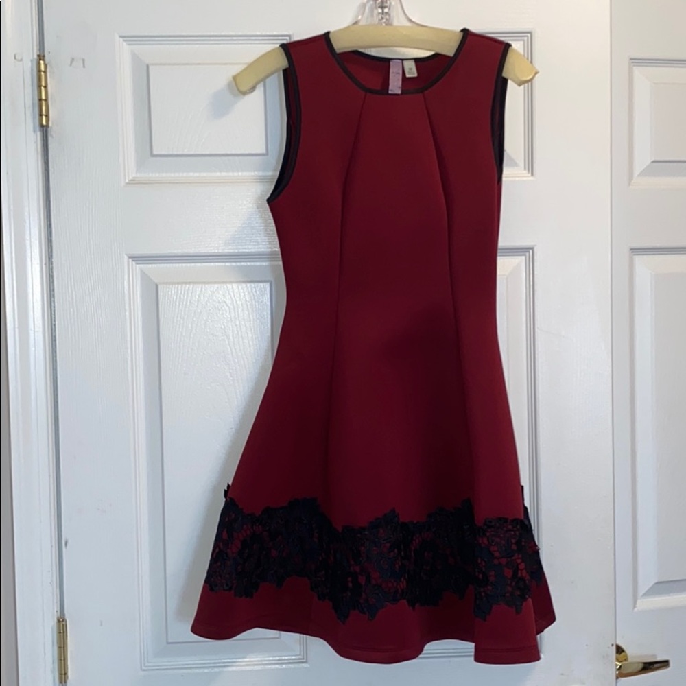 Burgundy Dress